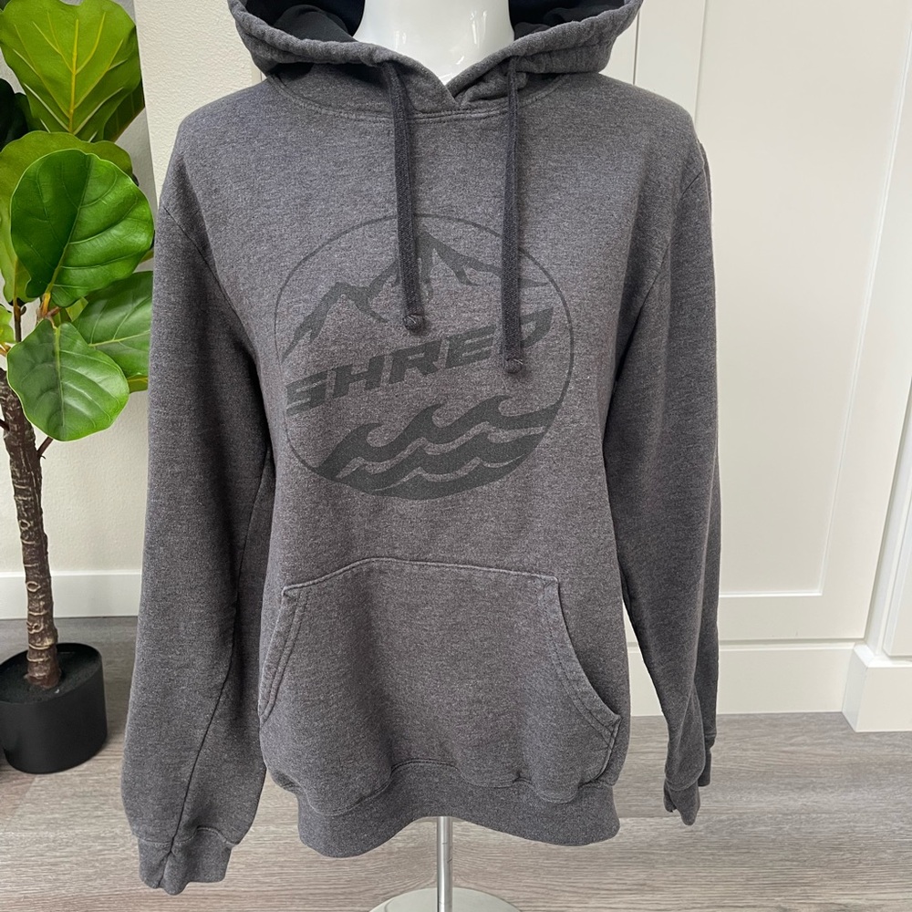Gray Shred Hoodie